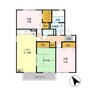 アーヴェニール憩 3LDKの間取り