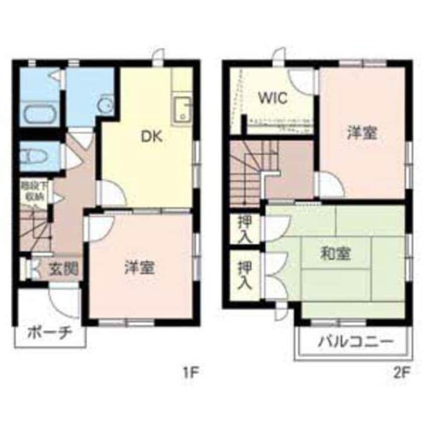 間取図 フレグランス　加西　B棟