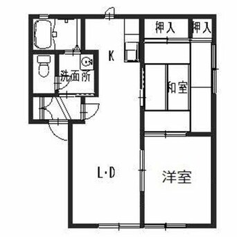 間取図 チェリーウエル　B