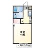 SEKISUI　RESIDENCE 1Kの間取り