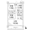 キャッスルコート田寺東 3LDKの間取り