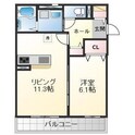 シエスタ別館Northの間取図