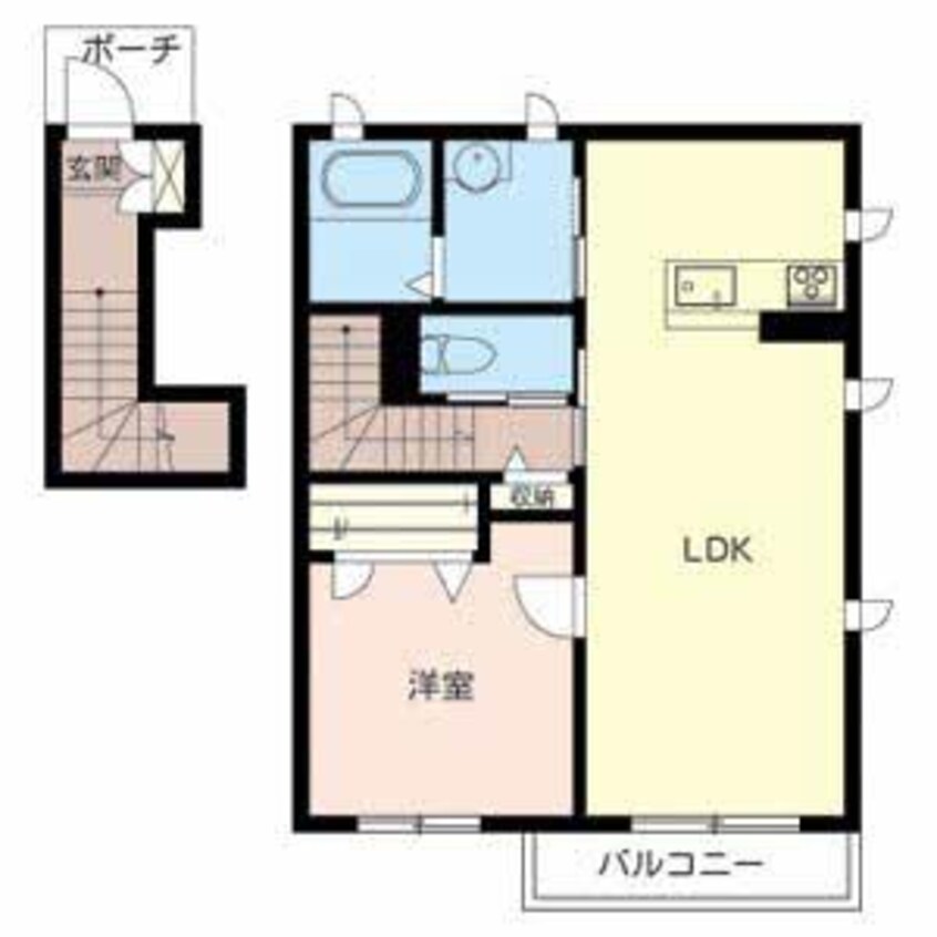 間取図 シャーメゾン横尾