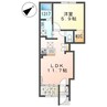 ミモザ 1LDKの間取り