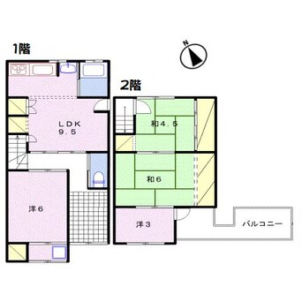 間取図 伊伝居戸建て