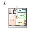 ノーブルハイツ 2LDKの間取り