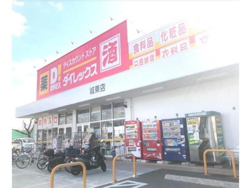 DiREX城東店(ディスカウントショップ)まで825m ルピナスハイム