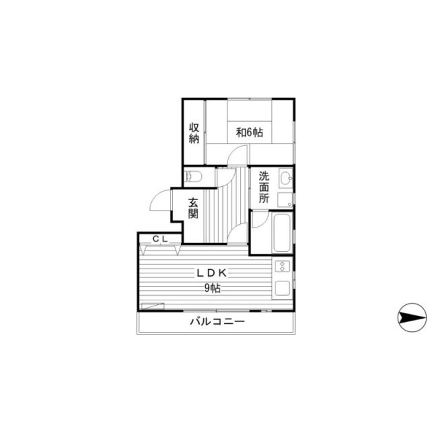 間取図 クレールコート
