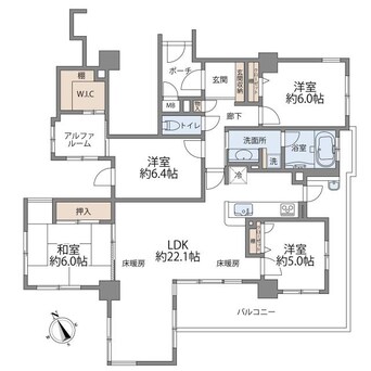 間取図 アルファステイツ南新在家