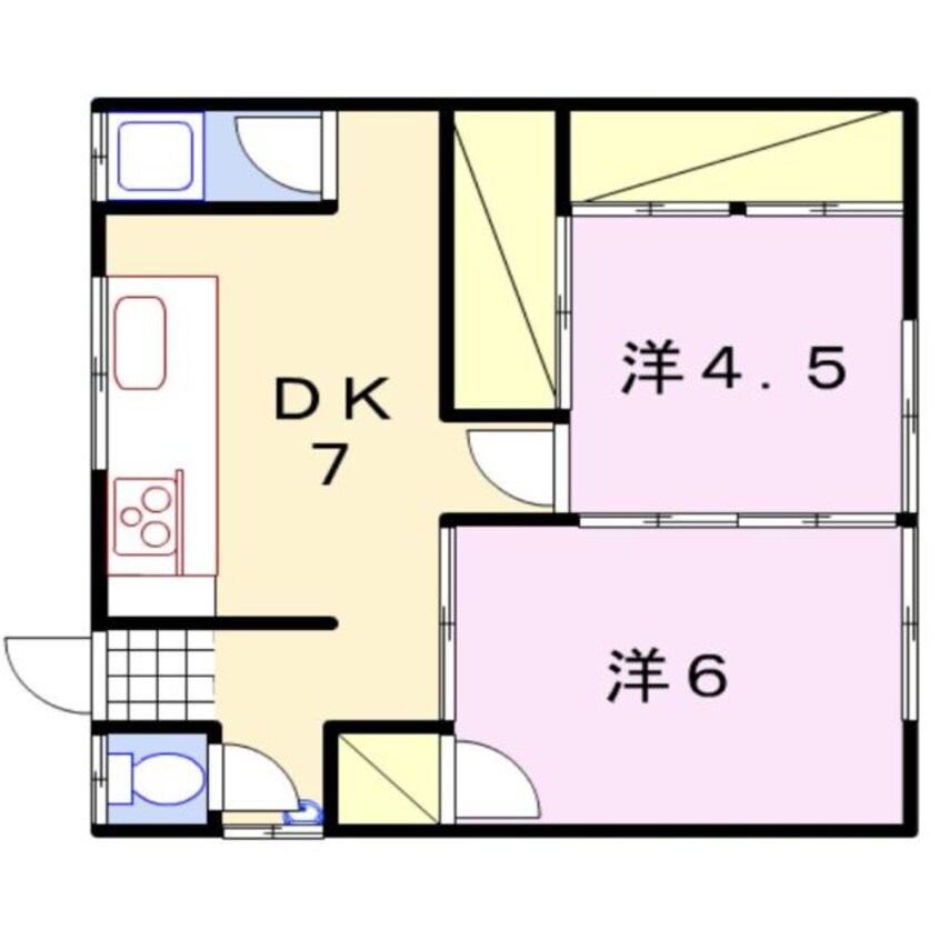 間取図 さつき荘