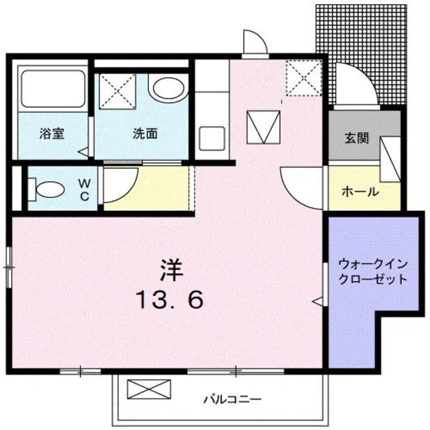 間取図 シャルマンヴィレッジ　C