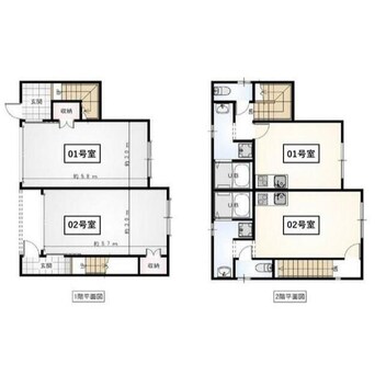 間取図 ガレージロタス白国