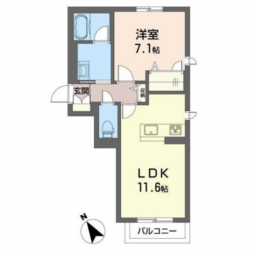 間取図 グランフォンテーヌ