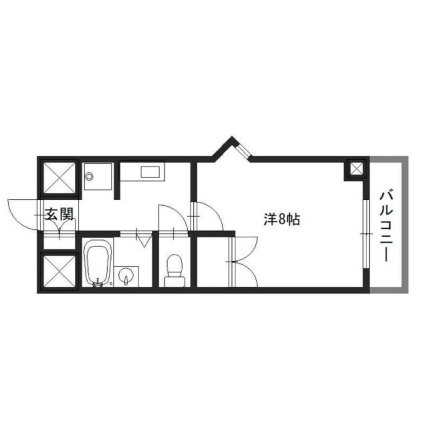 間取図 メゾンデール本町