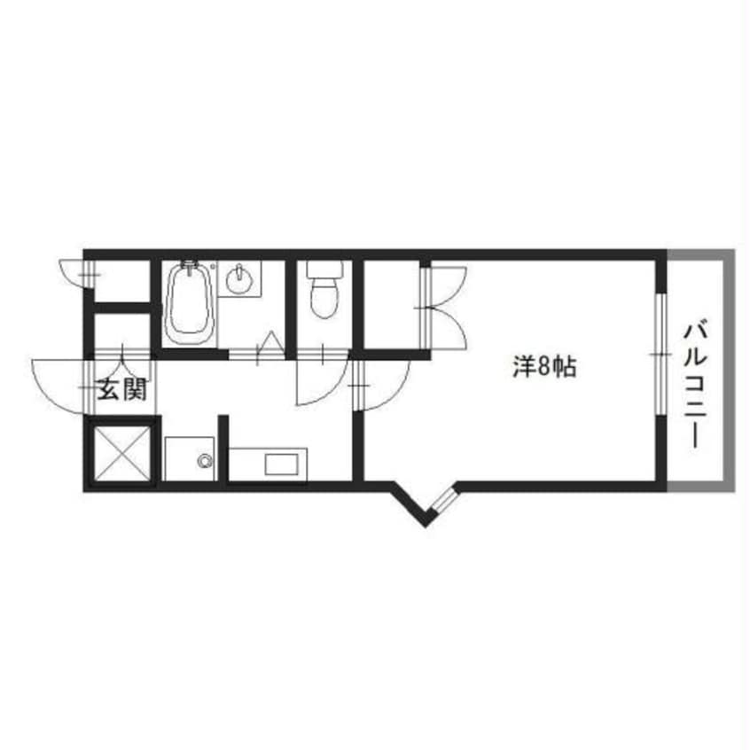 間取図 メゾンデール本町