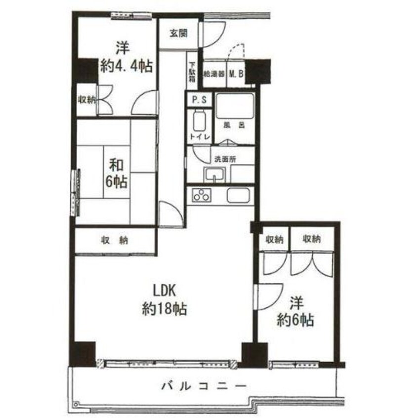 間取図 藤和しらさぎハイタウンA棟