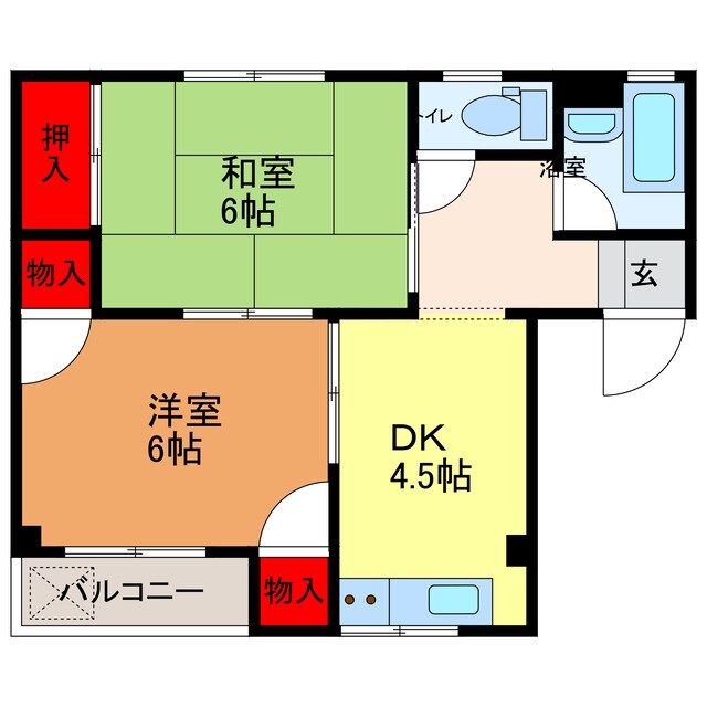 間取り図 野里マンション