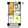 ウエリス姫路 1LDK+Sの間取り