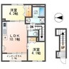 ブリランテ 2LDKの間取り