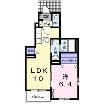 間取図 メゾンド　シュシュ　サウス