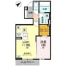 TORISIA八代 1LDKの間取り