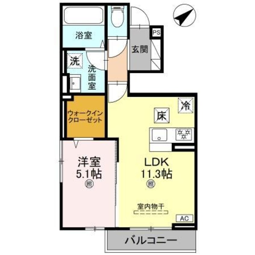 間取図 TORISIA八代