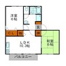 サライST 2LDKの間取り