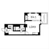 THE MUSE神屋町 1LDKの間取り
