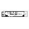 THE MUSE神屋町 1Kの間取り