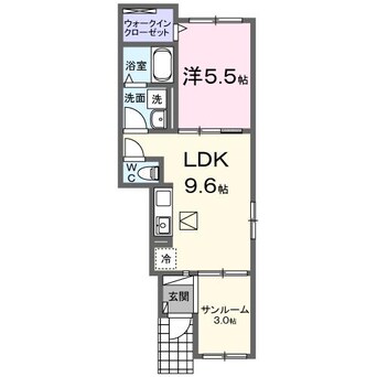 間取図 ベル　ソレイユ