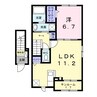 ルニⅤ 1LDKの間取り
