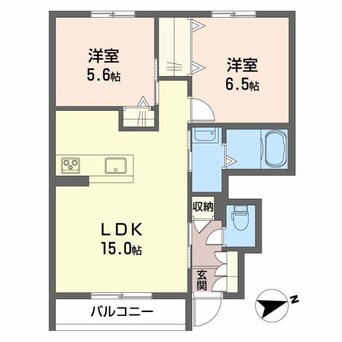 間取図 シャーメゾン　チーロ