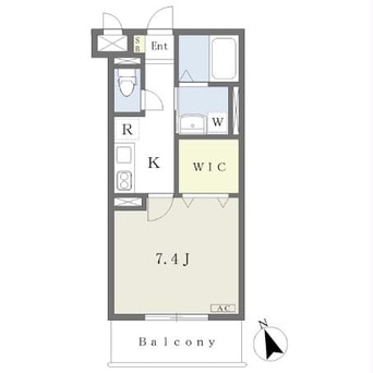 間取図 MISTRAL神屋町Ⅲ