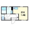 Fleur若菜町 1Rの間取り