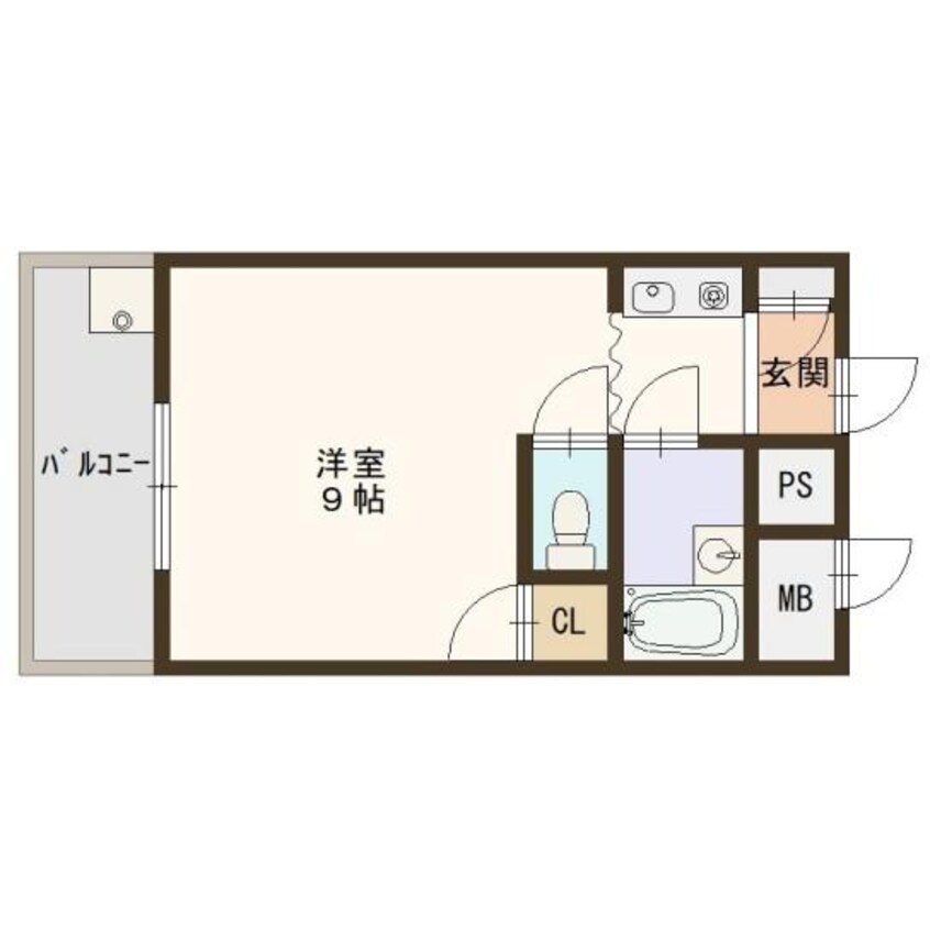 間取図 セピア51