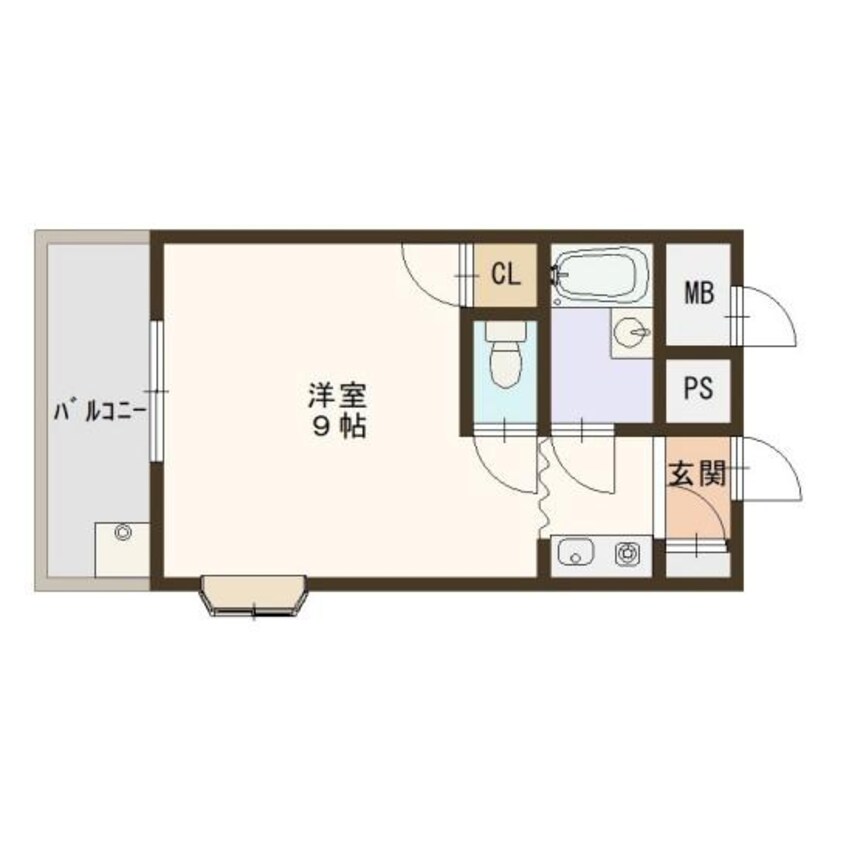 間取図 セピア51