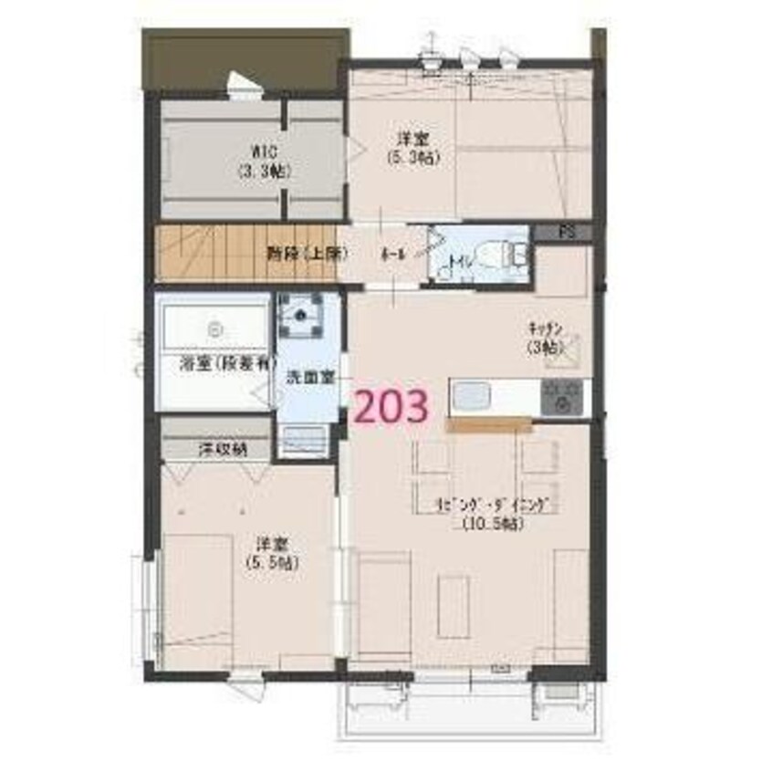 間取図 フルーレM