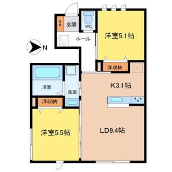 間取図 フルーレM