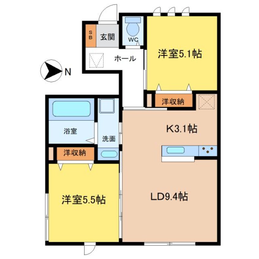 間取図 フルーレM