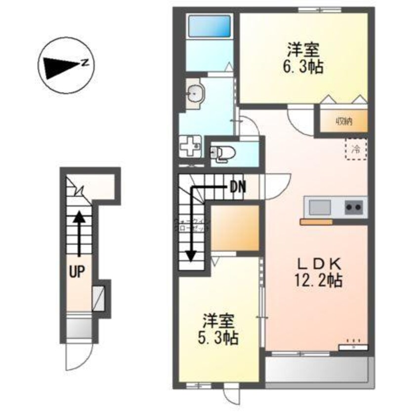 間取図 ヴィラ・フェリーチェ
