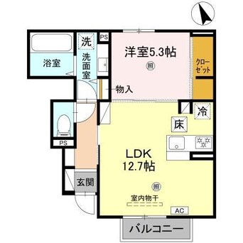 間取図 ヴィラーチェⅡ