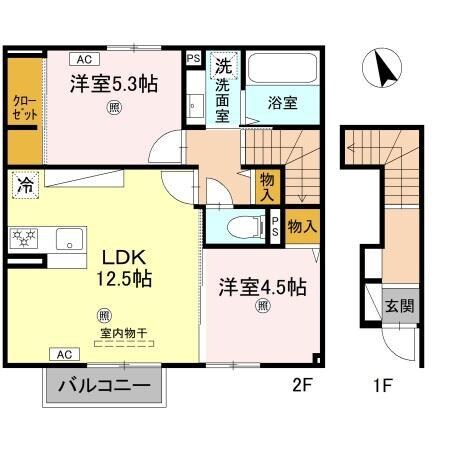 間取り図 ヴィラーチェⅡ