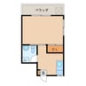 カーサティエラ 1DKの間取り