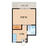 カーサティエラ 1DKの間取り