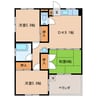 カーサティエラ 3DKの間取り