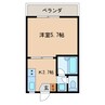 メゾン・ド・コパー 1Kの間取り