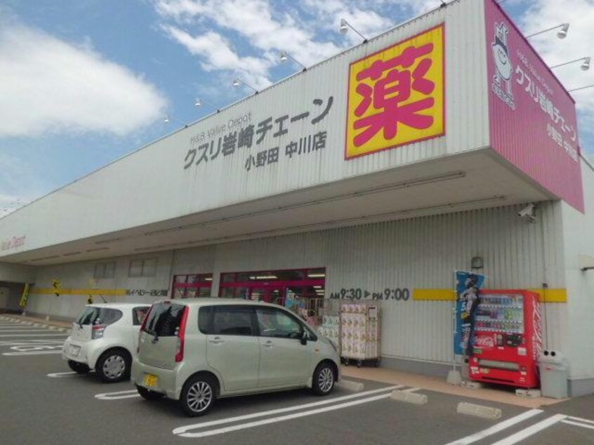 クスリ岩崎チェーン小野田中川店(ドラッグストア)まで417m パーク　ハウス