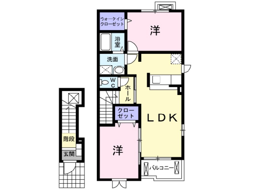 間取図 アウローラ小野田