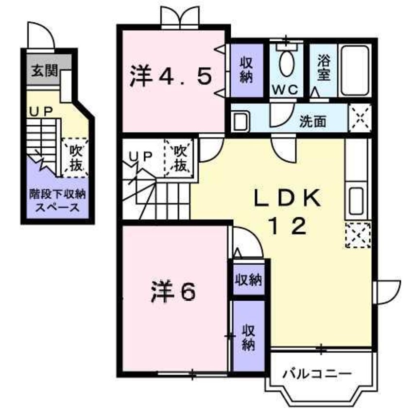 間取図 ノーブルプレインＭ・Ⅰ