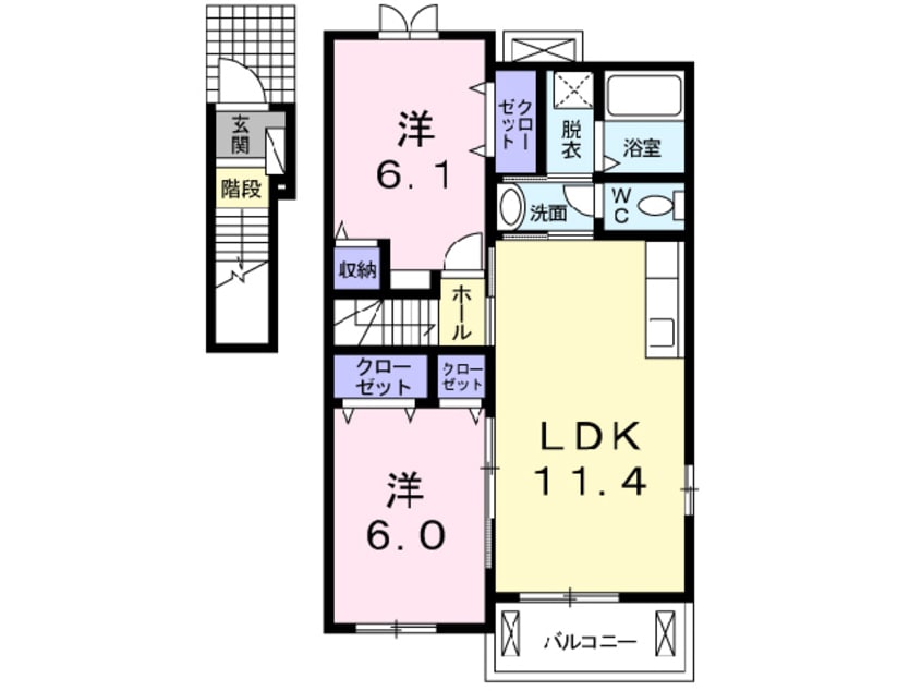 間取図 パークサイド・ドミール